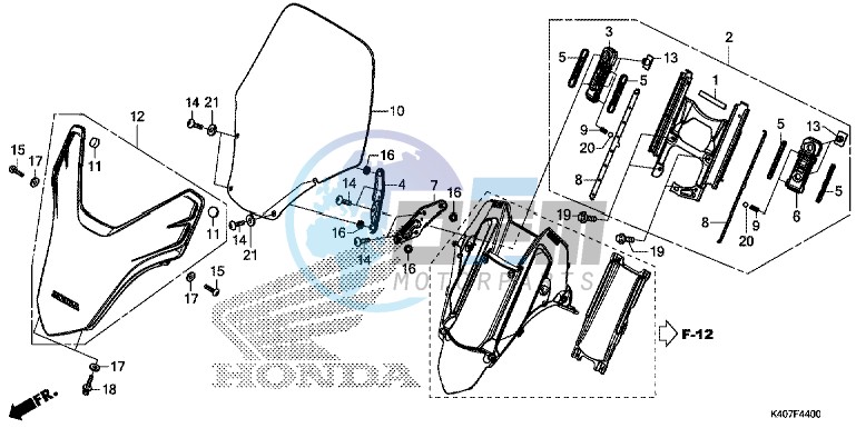 FRONT VISOR/ WINDSCREEN