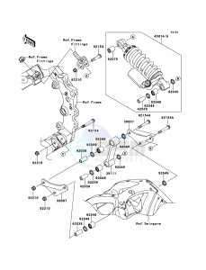 NINJA_ZX-10R_ABS ZX1000KDF FR XX (EU ME A(FRICA) drawing Suspension/Shock Absorber