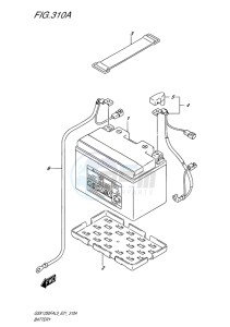 GSX-1250F ABS EU drawing BATTERY