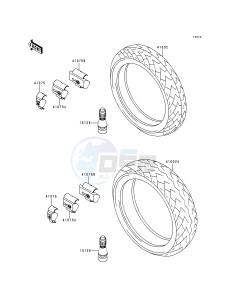 ZR 750 C [ZEPHYR 750] (C1-C3) [ZEPHYR 750] drawing TIRE