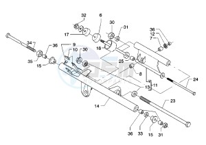 X9 250 drawing Swinging arm