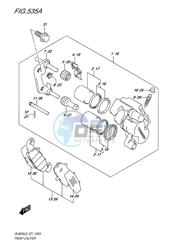 FRONT CALIPER