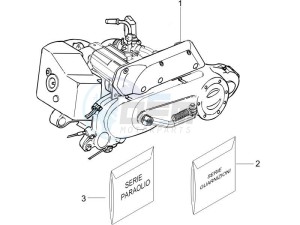 NRG 50 power DT serie speciale (D) Germany drawing Engine assembly