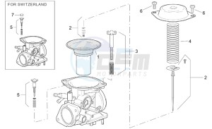 Leonardo 250 (eng. Yamaha) drawing Carburettor I