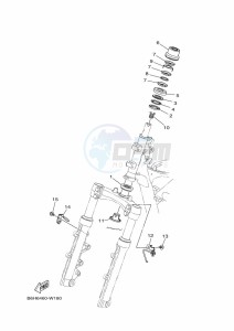 GPD125-A NMAX-125 (BALE) drawing RADIATOR & HOSE