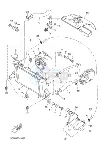 YZF-R125 R125 (5D7K 5D7K 5D7K 5D7K) drawing RADIATOR & HOSE