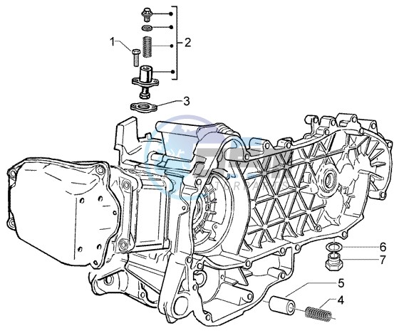 By-pass valve - Chain tightener