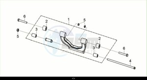 CRUISYM 125 (LV12W3-EU) (M2) drawing ENG. HANGER