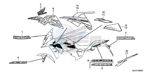 CB500XE CB500X ABS UK - (E) drawing MARK