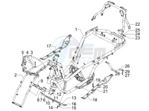 MP3 400 ie drawing Frame bodywork