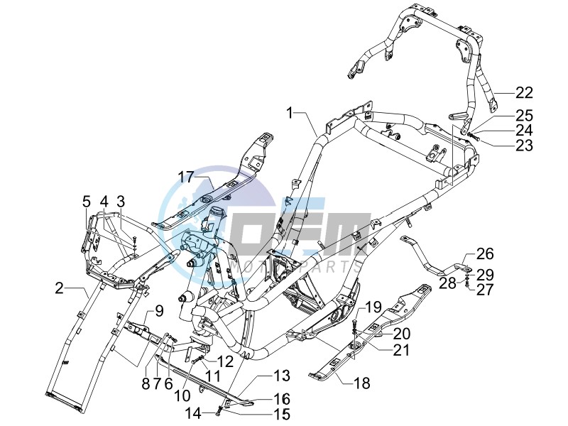 Frame bodywork