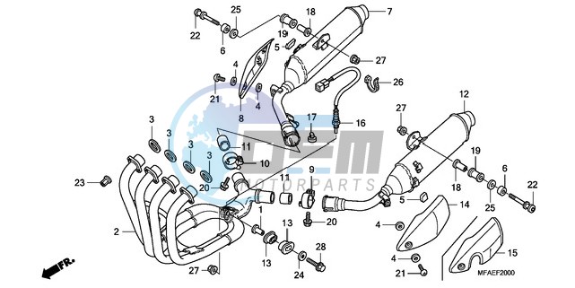 EXHAUST MUFFLER