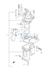 DF 40 drawing Fuel Vapor Separator