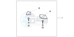 XL1000V9 E / MKH drawing PILLION ARM REST SET