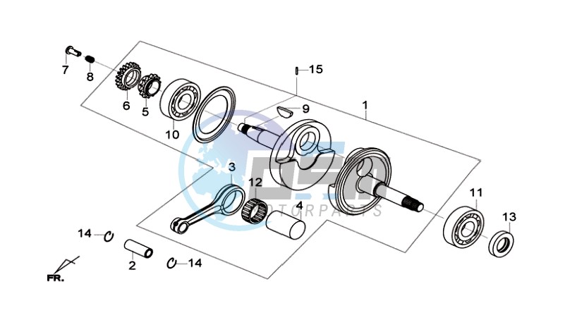 CRANKSHAFT / PISTON / PISTON RING