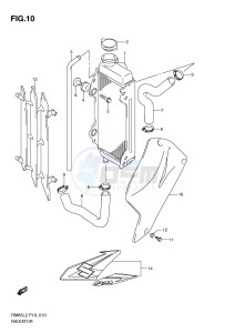 RM85 (P19) drawing RADIATOR