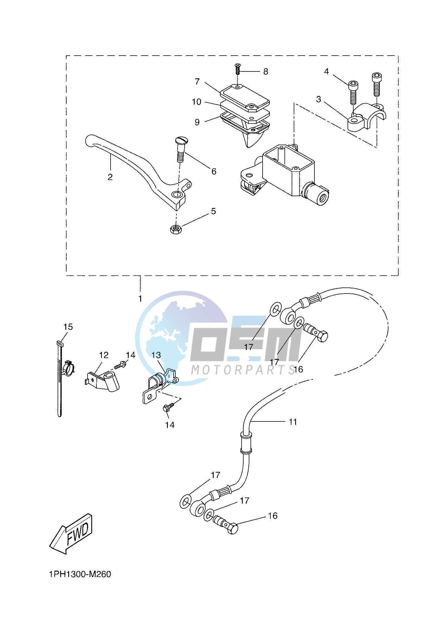 FRONT MASTER CYLINDER