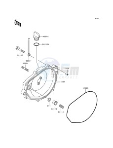 JS 650 B [650 SX] (B1-B3) [650 SX] drawing ENGINE COVER