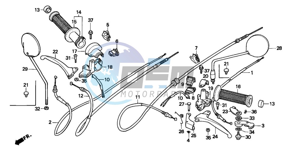 HANDLE LEVER/SWITCH/CABLE