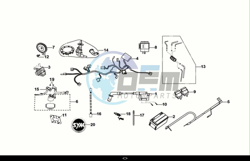 WIREHARNESS - BATTERY