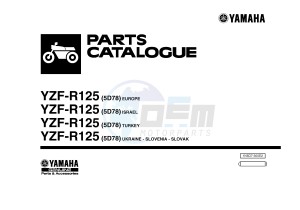 YZF-R125 R125 (5D78 5D78 5D78 5D78) drawing .1-Front-Page