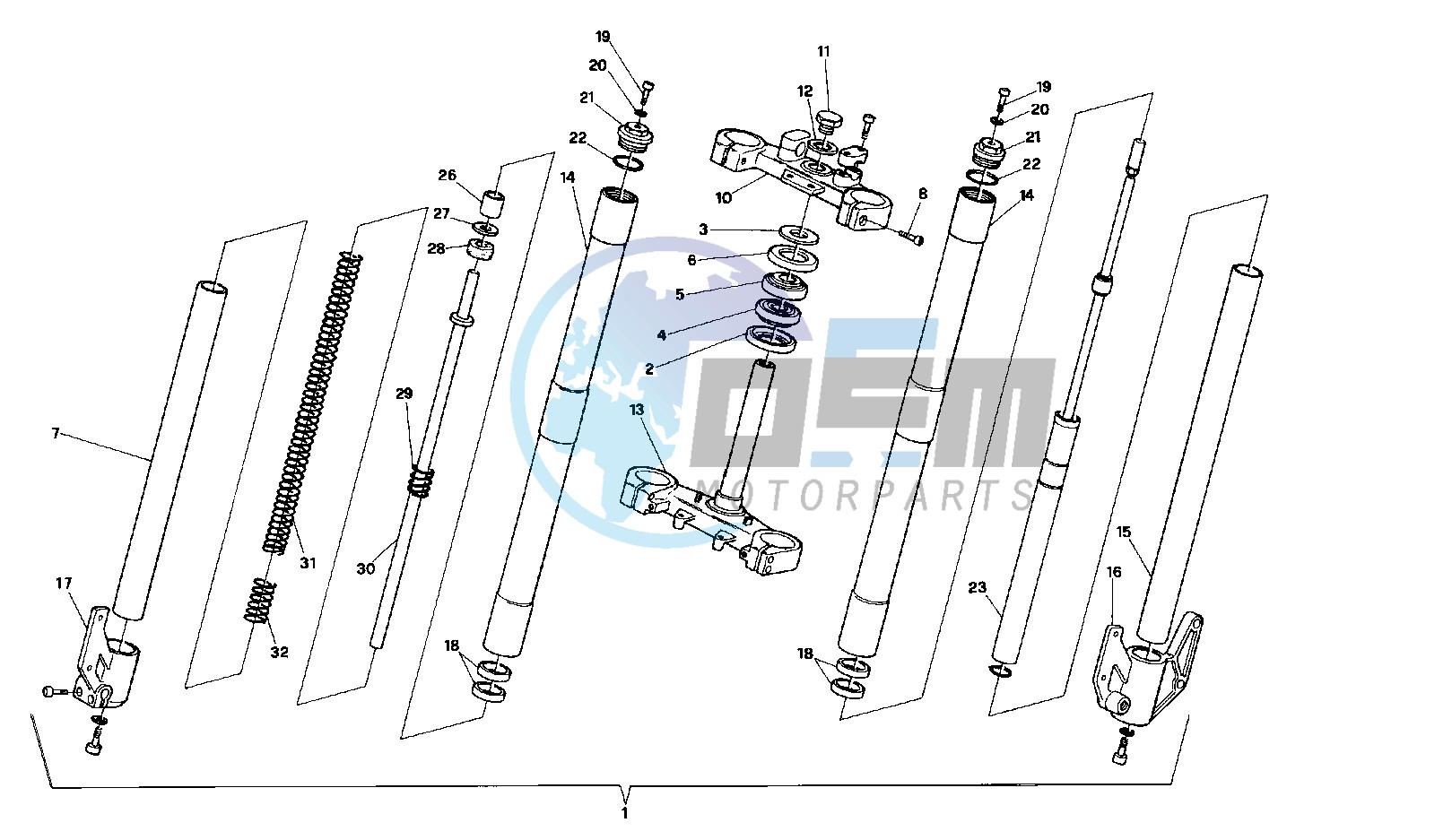 Front fork i.m. a