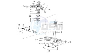 RSV 4 1000 APRC R ABS USA drawing Steering