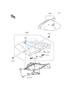 NINJA_ZX-6R_ABS ZX636FDF FR GB XX (EU ME A(FRICA) drawing Seat