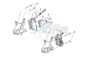 NA 850 Mana GT (AU, CN, EU, GB, IN, JP, K, USA) drawing Front brake caliper