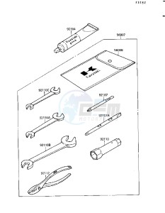 JF 650 B [TS] (B1-B2) [TS] drawing OWNERS TOOLS