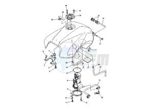 FZ6-S FAZER 600 drawing FUEL TANK