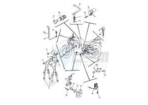 FZ6 600 drawing BATTERY