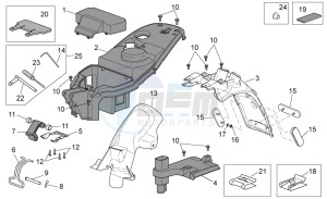 Scarabeo 50 4T E2 drawing Rear Body II