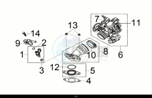 JOYMAX Z+ 125 (LW12W2-EU) (E5) (M1) drawing INLET PIPE