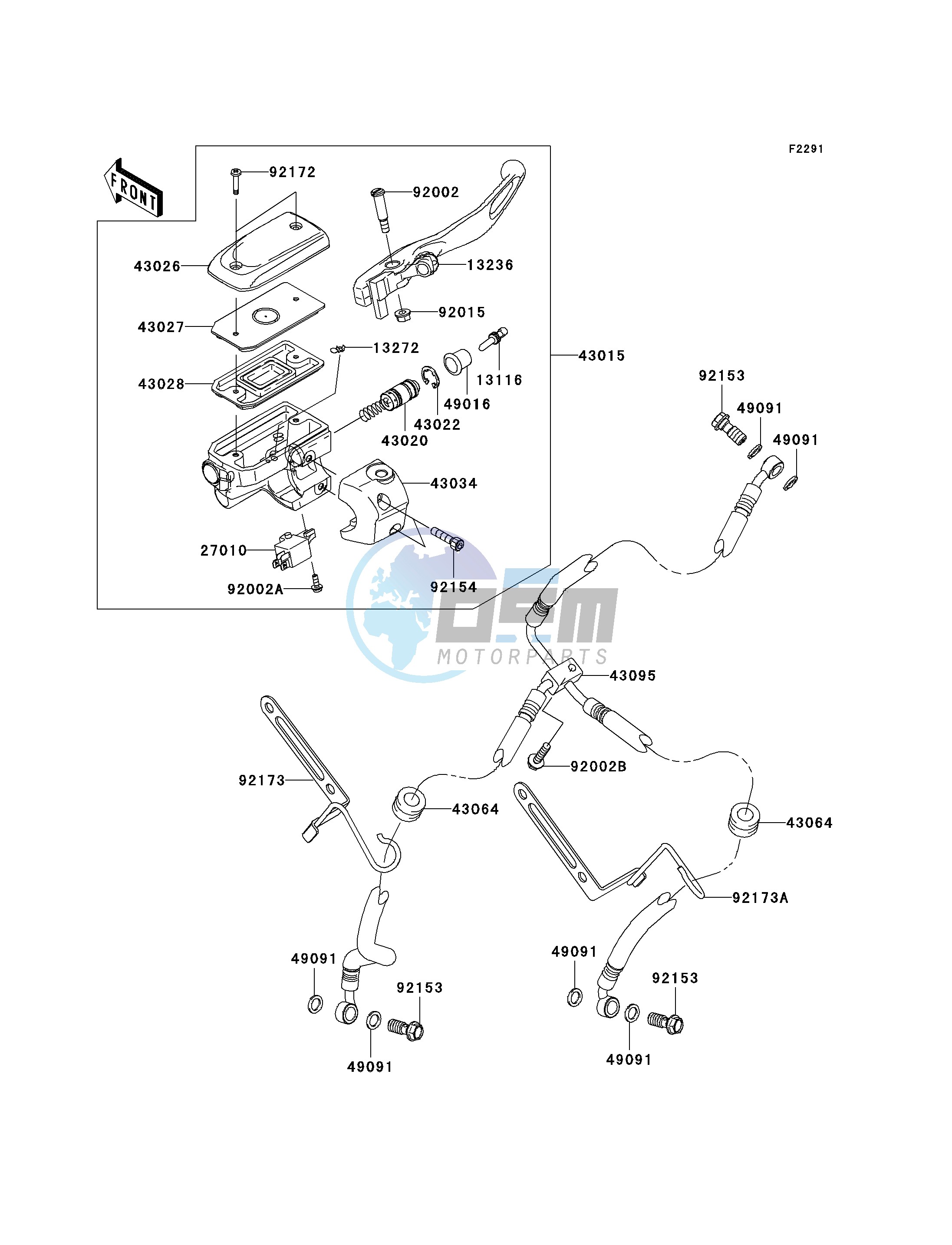 FRONT MASTER CYLINDER