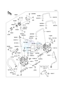 EX250 J [NINJA 250R] (J8F-J9FA) J9F drawing CARBURETOR