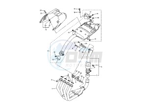 FZ6 600 drawing EXHAUST