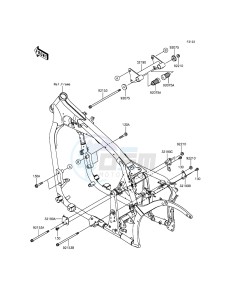 VULCAN 900 CUSTOM VN900CGF GB XX (EU ME A(FRICA) drawing Engine Mount