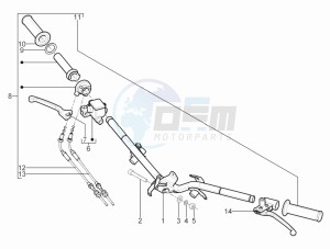 S 125 4T ie E3 Vietnam drawing Handlebars - Master cil