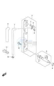 DF 70A drawing Fuel Injector