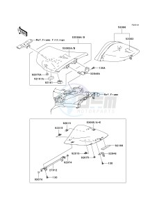 ZR 1000 A [Z1000] (A1-A3) drawing SEAT