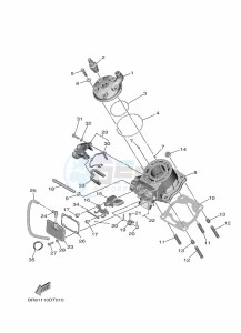 YZ65 (BR8A) drawing CYLINDER