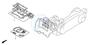 NSS250X FORZA X drawing GASKET KIT A