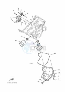 YZF320-A YZF-R3 (B2XG) drawing OIL PUMP