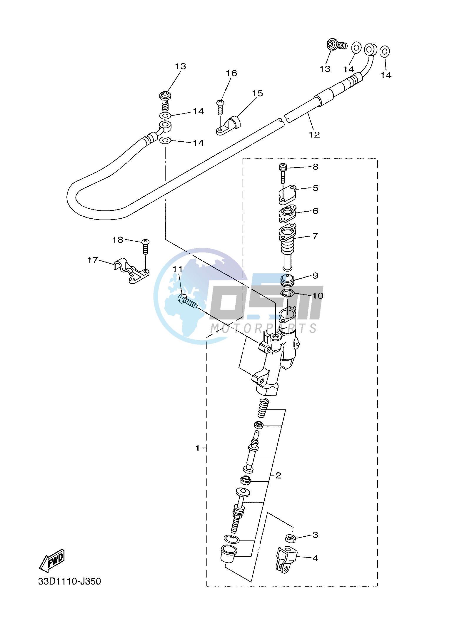 REAR MASTER CYLINDER