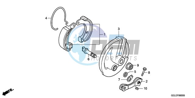 FRONT BRAKE PANEL