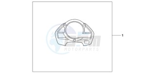 CB600F9 France - (F / CMF) drawing METER PANEL