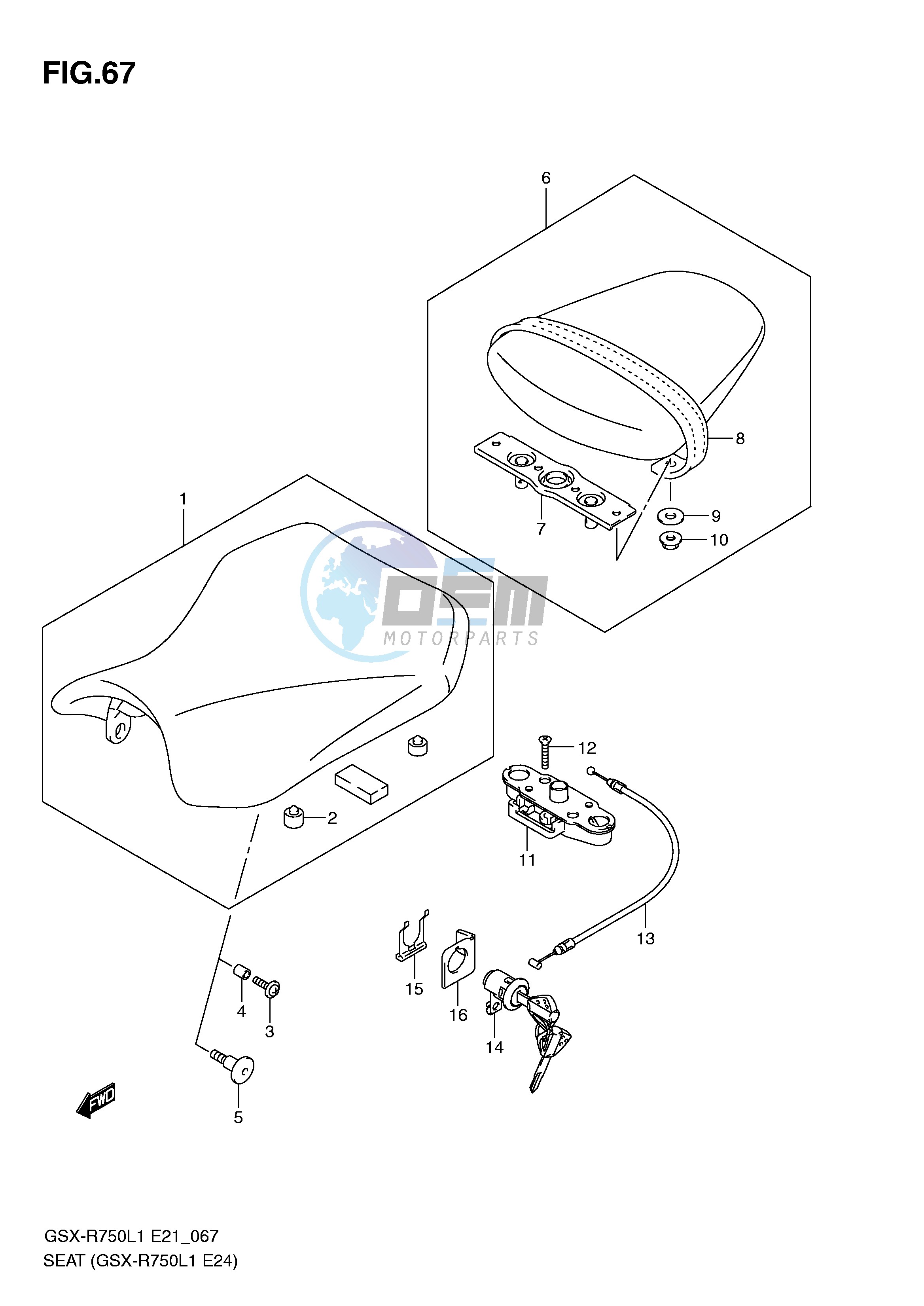 SEAT (GSX-R750L1 E24)