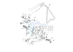 YZ F 250 drawing STAND-FOOTREST