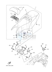 XP500A T-MAX 530 (59CN) drawing SEAT